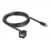 DeLOCK Keystone Module USB 2.0 A female to USB Type-C male 250° 1.5m