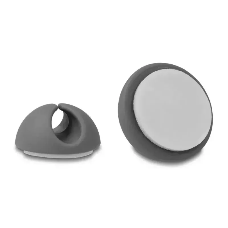 Kabeļu turētājs DeLOCK 18452 Universāls Melns Pelēks 29mm x 29mm x 15mm