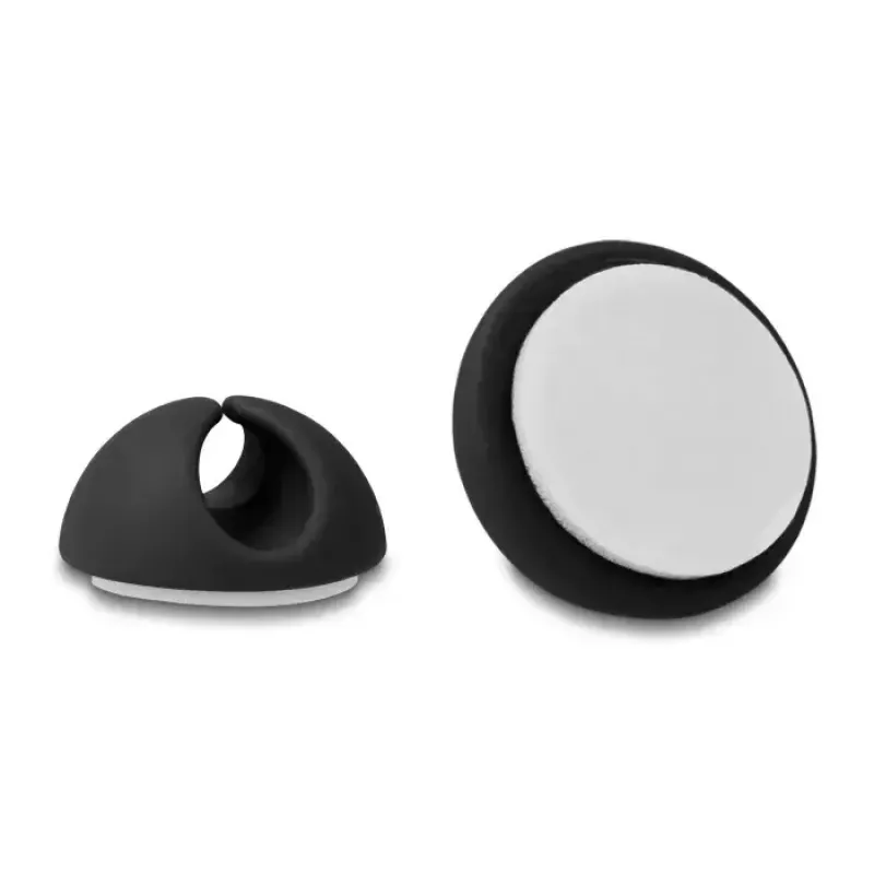Kabeļu turētājs DeLOCK 18452 Universāls Melns Pelēks 29mm x 29mm x 15mm