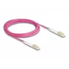 Optiskā šķiedras kabeļa DeLOCK LC Duplex uz LC Duplex OM4 5m