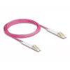 Optiskās šķiedras kabelis DeLOCK 88089 LC Duplex uz LC Duplex OM4 3m