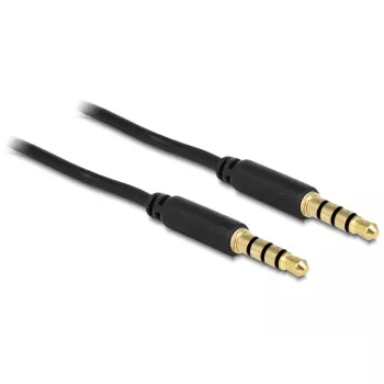 Audio kabelis DeLOCK 83436 2 m 3,5 mm Melns