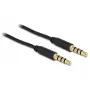 Audio kabelis DeLOCK 83436 2 m 3,5 mm Melns