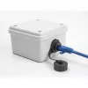 DeLOCK kabelis Connector RJ50 jack to RJ50 jack IP68 waterproof Melns