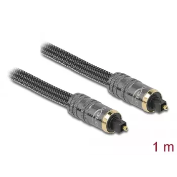 Audio kabelis DeLOCK 86983 TOSLINK 1m Antracīts