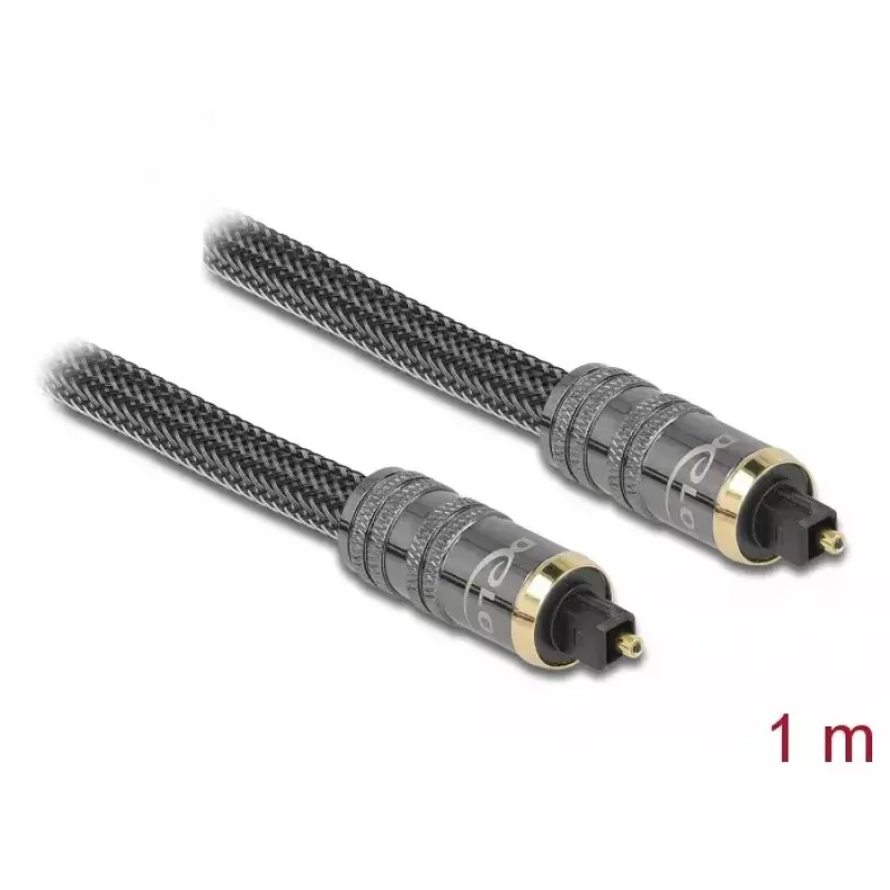 Audio kabelis DeLOCK 86983 TOSLINK 1m Antracīts