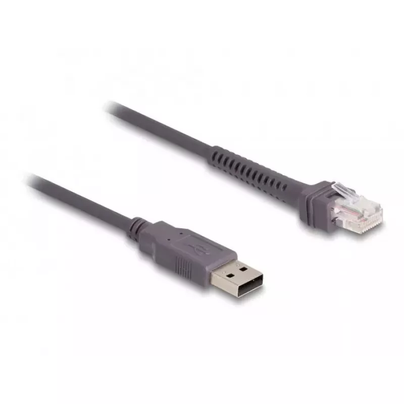 USB kabelis DeLOCK RJ50 uz USB 2.0 Type-A 2m pelēks