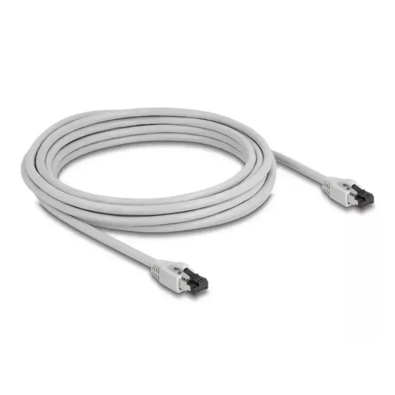 Tīkla kabelis DeLOCK 80562 RJ-45 Cat8.1 5 m Pelēks