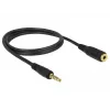 Audio kabelis 3,5 mm DeLOCK 85701 1 m melns