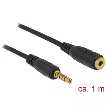 Audio kabelis 3,5 mm DeLOCK 85701 1 m melns