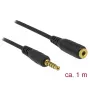 Audio kabelis 3,5 mm DeLOCK 85701 1 m melns