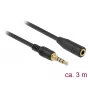 Audio kabelis DeLOCK 85633 3m 3.5mm melns