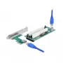 DeLOCK paplašinājuma karte PCI Express x1 uz 2 x PCI 32 bitu slots, 60 cm kabelis