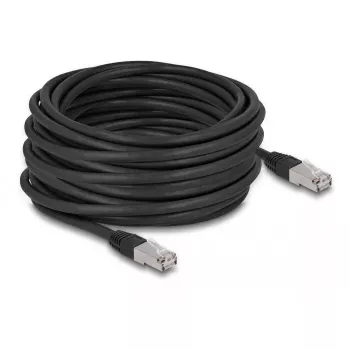 Tīkla kabelis DeLOCK RJ45 Cat.6A S/FTP 15m Melns
