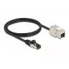 RJ45 spraudnis uz Keystone moduļa RJ45 ligzdu kabelis DeLOCK 87027