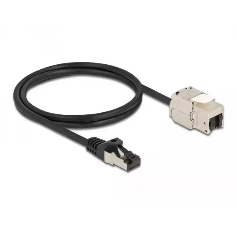 RJ45 spraudnis uz Keystone moduļa RJ45 ligzdu kabelis DeLOCK 87027