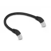 Tīkla kabelis DeLOCK RJ45 Cat.6A S/FTP 45° uz leju 0.25 m melns