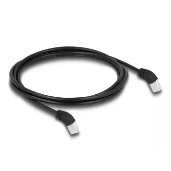 Tīkla kabelis DeLOCK RJ45 Cat.6A S/FTP 2m Melns