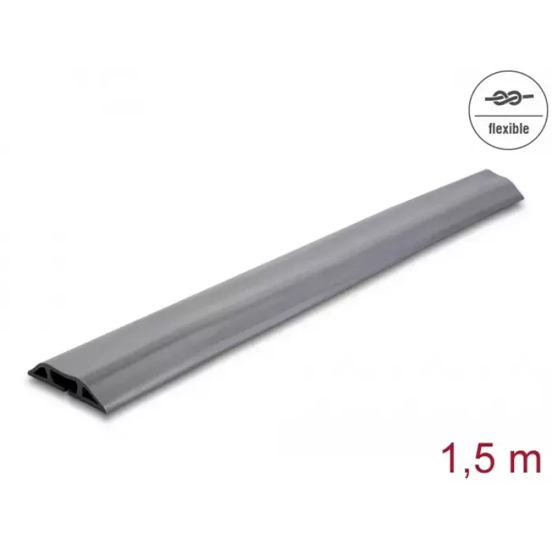 Kabeļu kanāls DeLOCK 20733 Grīdas Pelēks 70mm x 13mm x 1,5m