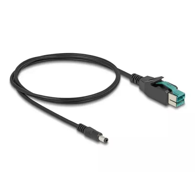 DeLOCK PoweredUSB kabelis vīr. 12 V uz DC 5.5 x 2.5 mm vīr. 3 m
