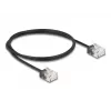 Tīkla kabelis DeLOCK RJ45 Cat.6 UTP 1 m melns