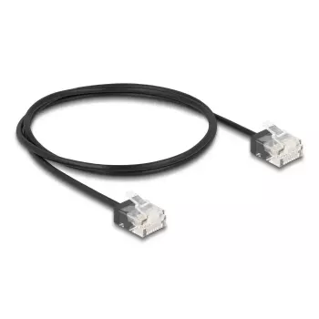 Tīkla kabelis DeLOCK RJ45 Cat.6 UTP 1 m melns