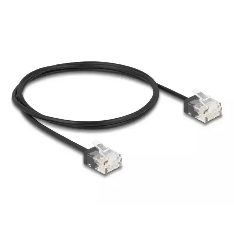 Tīkla kabelis DeLOCK RJ45 Cat.6 UTP 1 m melns