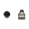 Tīkla kabelis DeLOCK M12 kabelis D-kodēts 4 kontaktu vīrišķais uz RJ45 vīrišķais PUR (TPU) 2 m