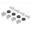 Kabeļu turētājs DeLOCK 67033 Melns Plaukts 96.2 mm platums