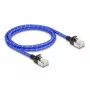 Tīkla kabelis DeLOCK RJ45 Cat.6A 1m zils