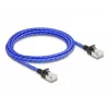 Tīkla kabelis DeLOCK RJ45 2m Cat6A U/FTP Zils