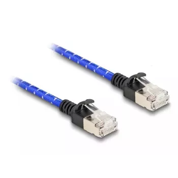 Tīkla kabelis DeLOCK RJ45 2m Cat6A U/FTP Zils
