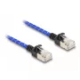 Tīkla kabelis DeLOCK RJ45 2m Cat6A U/FTP Zils