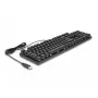 DeLOCK 12115 spēļu tastatūra USB QWERTZ vācu melna mehāniska RGB