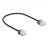 Tīkla kabelis DeLOCK RJ45 Cat.6 UTP 0,3 m melns