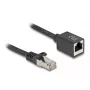 Tīkla kabelis DeLOCK 88052 RJ-45 Cat6a 0,5 m Melns
