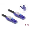 Tīkla kabelis DeLOCK 80926 RJ-45 Cat6 1m Melns Violeta