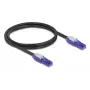 Tīkla kabelis DeLOCK 80926 RJ-45 Cat6 1m Melns Violeta