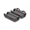 Ferīta serdeņa skava DELOCK 80944, melna, 25×13×11,5 mm, niķelis/plastmasa/cinks, 2 gab. iepakojumā