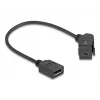 DeLOCK 67155 kabeļa savienotāja pārveidotājs Mini DisplayPort DisplayPort melns 0,3 m