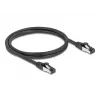 Tīkla kabelis DeLOCK 80571 RJ-45 Cat8.1 1 m Melns