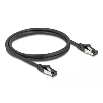 Tīkla kabelis DeLOCK 80571 RJ-45 Cat8.1 1 m Melns