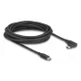 USB kabelis DeLOCK 81196 5m USB C melns 10 Gbit/s