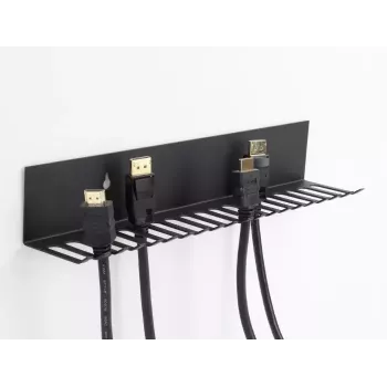 Kabeļu turētājs DeLOCK 66729 318 x 65 mm melns