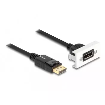 DeLOCK Easy 45 DisplayPort 8K 30 Hz modulis ar savienotājvadu 22.5 x 45 mm