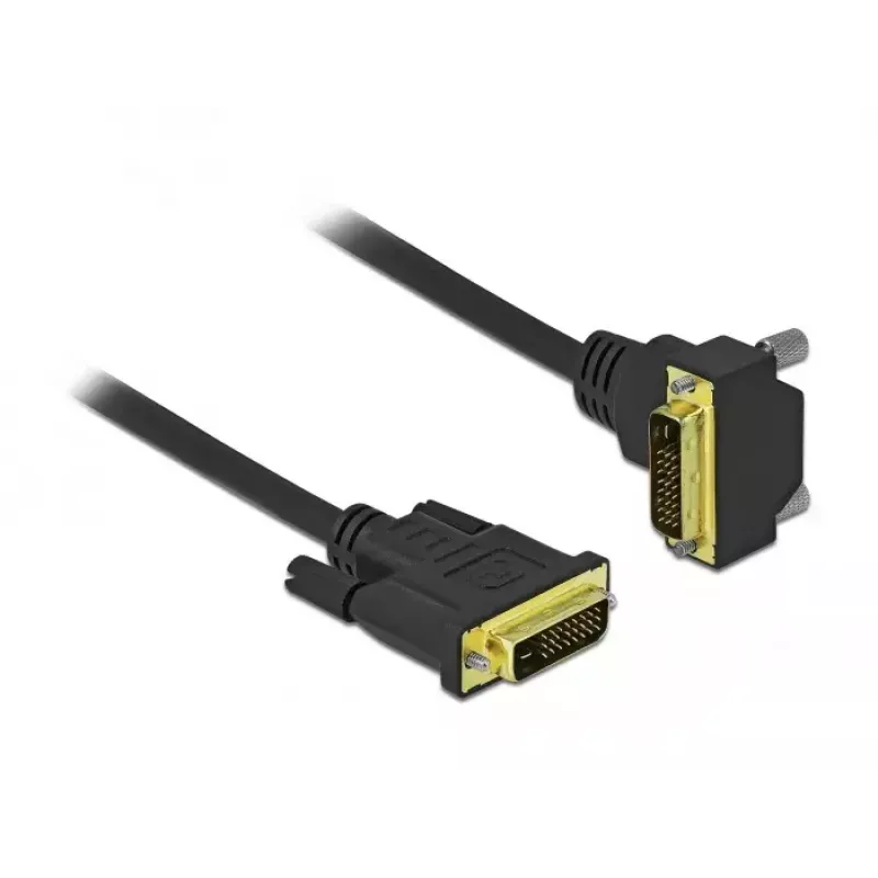 DVI kabelis DeLOCK 85894 2 m DVI-D melns