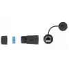 Tīkla kabelis DeLOCK 86701 RJ45 uz RJ45 Cat.6A melns