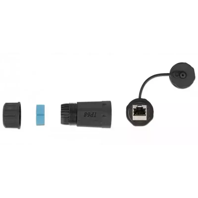 Tīkla kabelis DeLOCK 86701 RJ45 uz RJ45 Cat.6A melns