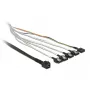 Kabelis DeLOCK 0,5 m SFF-8643/4 x SATA 7p
