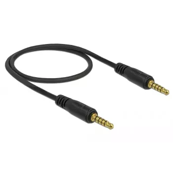 Audio kabelis DeLOCK 85695 0,5 m 3,5 mm melns
